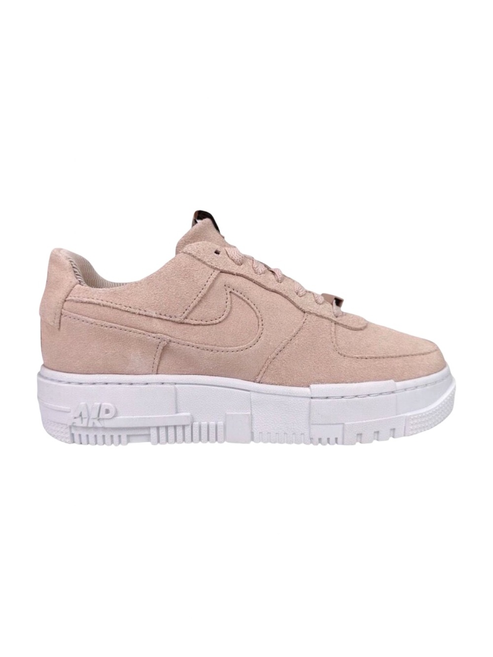 Nike Air Force 1 Pixel Pink Suede - Size 7